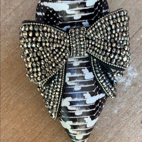 Jeffrey Campbell sparkling bow flats - Picture 6 of 6